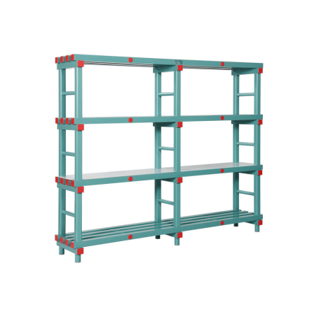 Rayonnage en plastique Robuste et Sans Cadmium - RAC-2004-040 - Linum