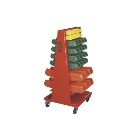 Chariot pour bacs Double Face avec bacs compris - STR-8000-070 - Linum