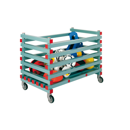 Chariot plastique pour accessoires Horizontal 1200x700x910 mm - RCR-0001-040 - Linum
