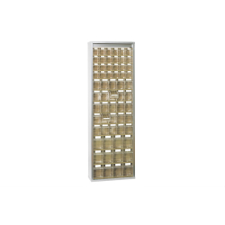 Armoire M&eacute;tallique Organisatrice - 665x250x2000 mm avec 61 Blocs-Tiroirs - STR-7100-093 - Linum