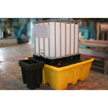 Bac de r&eacute;tention pour IBC 1260 L avec plateforme - REJ-2003-080 - Linum