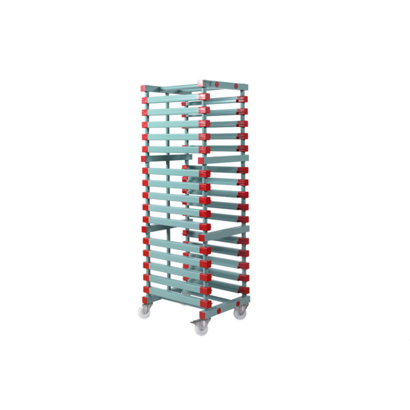 Chariot pour bacs en plastique 15 niveaux 600x400 - RTT-6015-040 - Linum