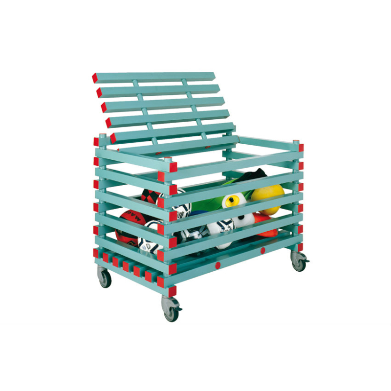 Chariot plastique horizontal avec couvercle - RCR-0003-040 - Linum
