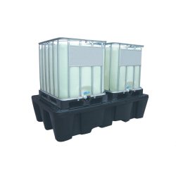 Bac de r&eacute;tention pour 2 IBC - 1130 L - REJ-2002-020 - Linum