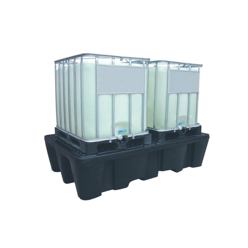 Bac de r&eacute;tention pour 2 IBC - 1130 L - REJ-2002-020 - Linum