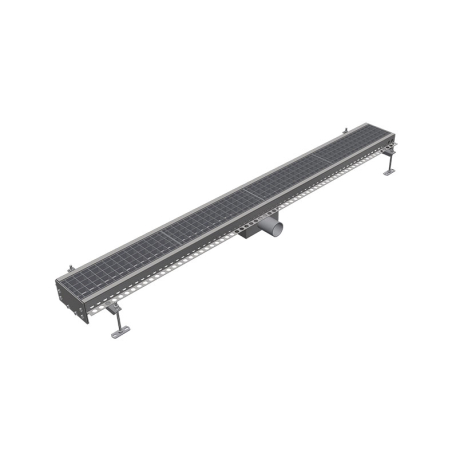Caniveau de drainage en inox Sortie Centrale &Oslash;75mm Horizontale - FMG-0002-000 - Linum