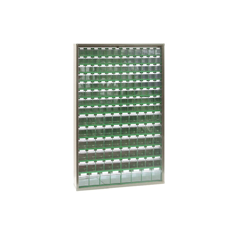 Armoire m&eacute;tallique avec blocs-tiroirs basculants 1265x250x2000 mm - STR-7101-040 - Linum