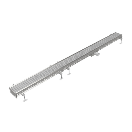 Caniveau de drainage en inox Sortie Centrale &Oslash;75mm Horizontal - FMG-0003-000 - Linum