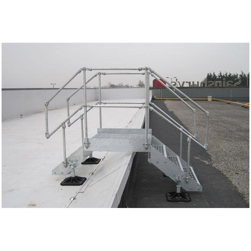 Plateforme Safe Access 3 &Eacute;tapes avec Main Courante - ALX-0003-000 - Linum