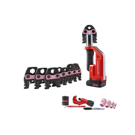 Kit de d&eacute;marrage pour outils de sertissage avec 8 m&acirc;choires - CMP-9001-000 - Linum