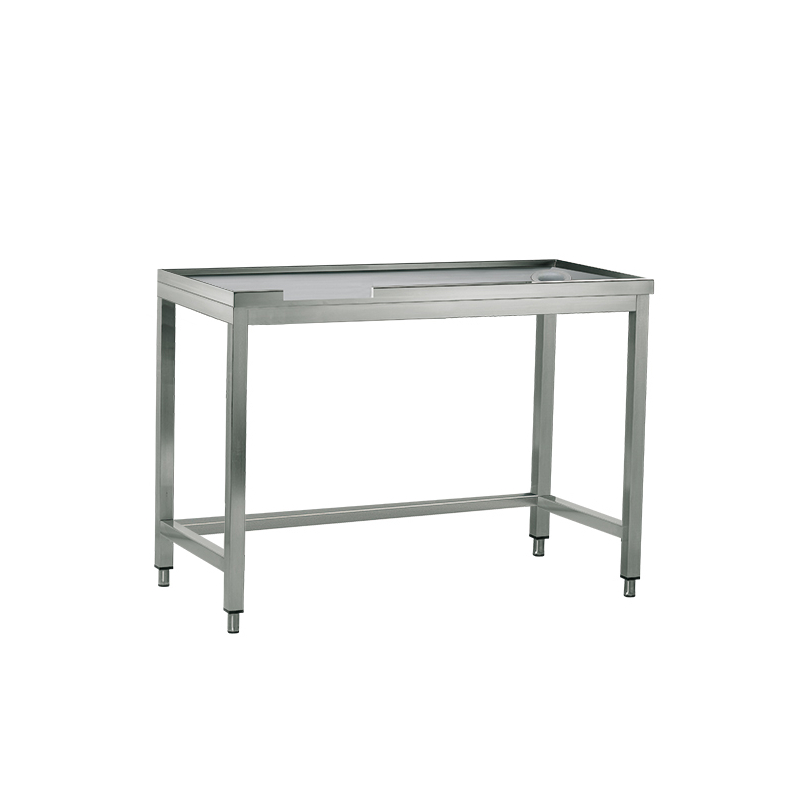 Table Inox Professionnelle Iceshop 140x70cm - Avec Sous-Tablette Et Dosseret - Pour Cuisine Pro Ou Food Truck
