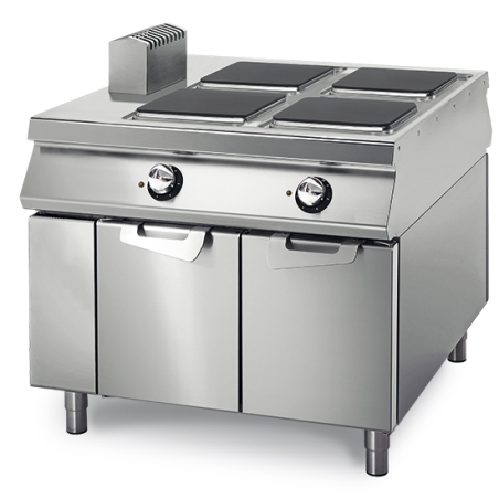 Cuisinière électrique professionnelle 4 plaques - VS110100PCE - Virtus Cuisinière électrique professionnelle 4 plaques - VS110100PCE - Virtus