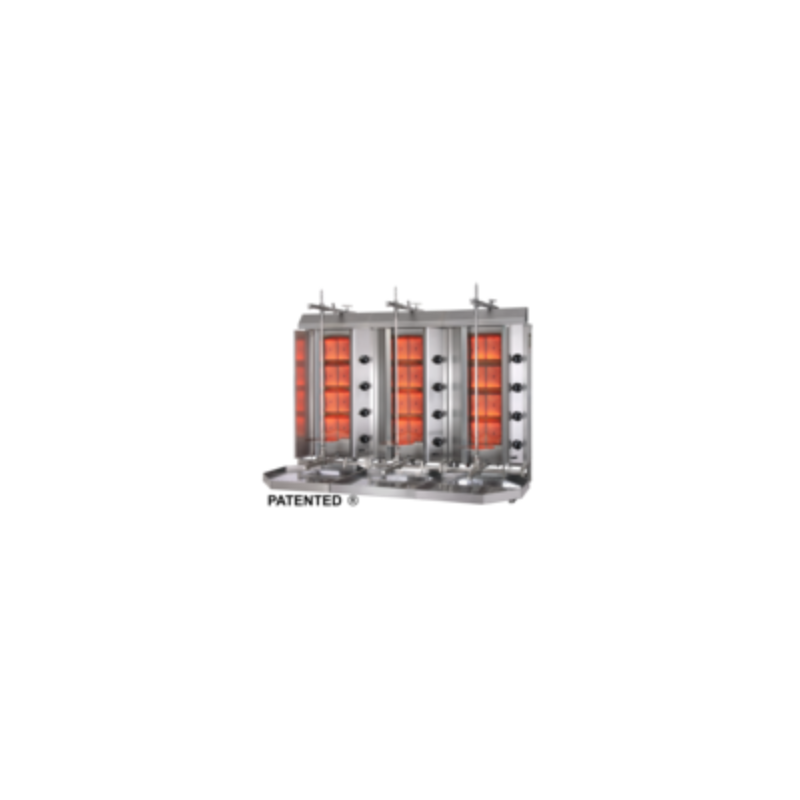 Kebabgrill (3x) 11.20kw - Potis RS MU - GD4/N D RSMU 3x