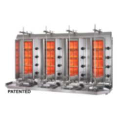 Kebabgrill (4x) 11.20kw - Potis RS MU - GD4/S D RSMU 4x