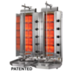 Kebabgrill (2x) 14kw - Potis RS MU - GD5/N D RSMU 2x