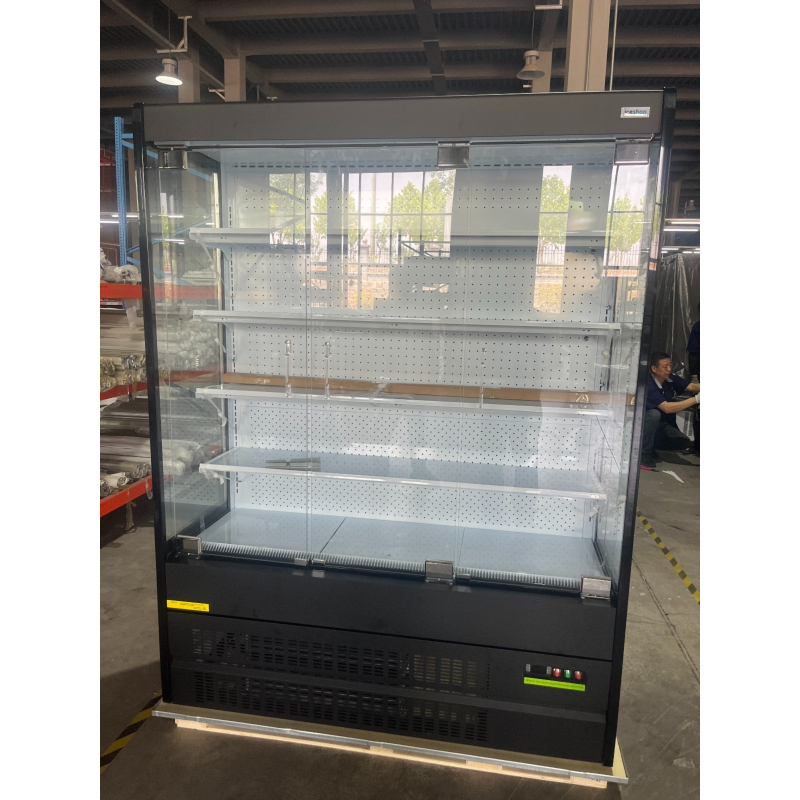 Gekoelde wandvitrine met LED en draaideuren 1.5 m - BLF-1566GA