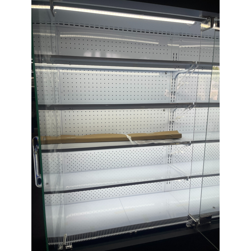 Gekoelde wandvitrine met LED en draaideuren 2 m - BLF-2066GA