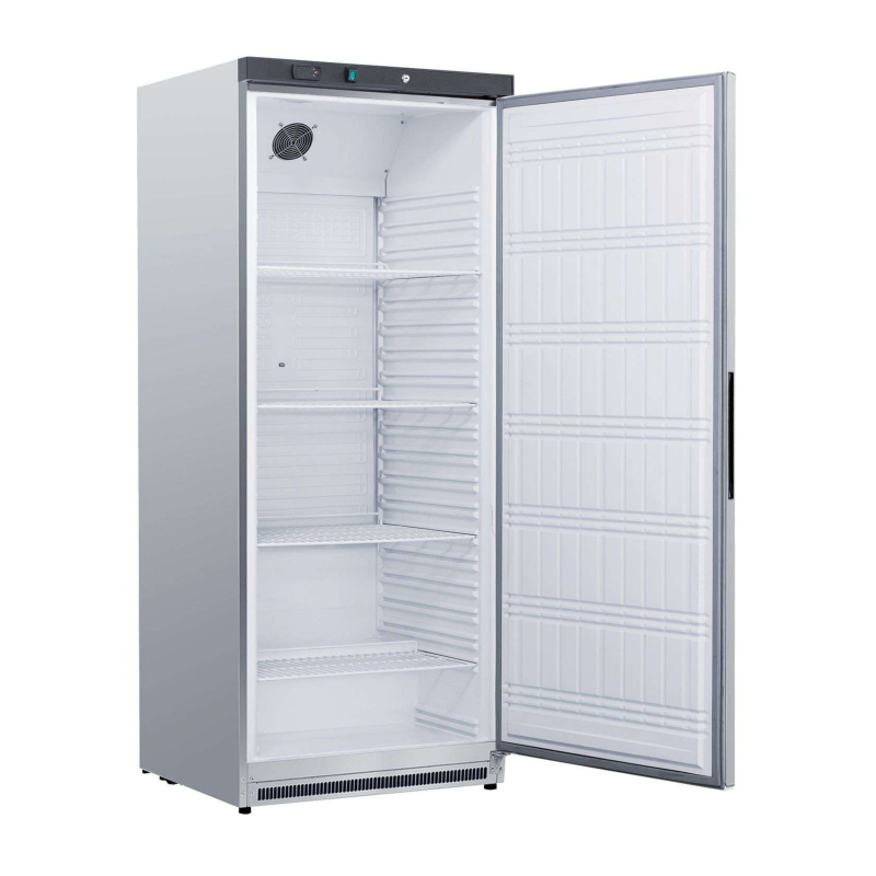 Positieve geventileerde koelkast 600 L RVS