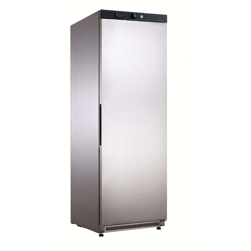 Geventileerde koelkast van roestvrij staal, positieve koeling, 400 liter - DR400 S/S INOX