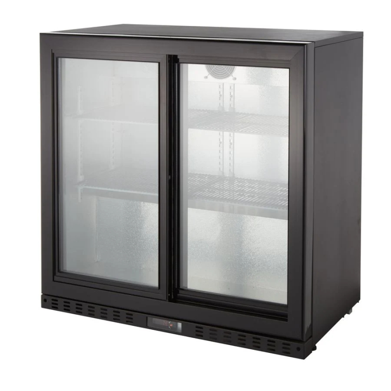 2 deurs led koelkast bar