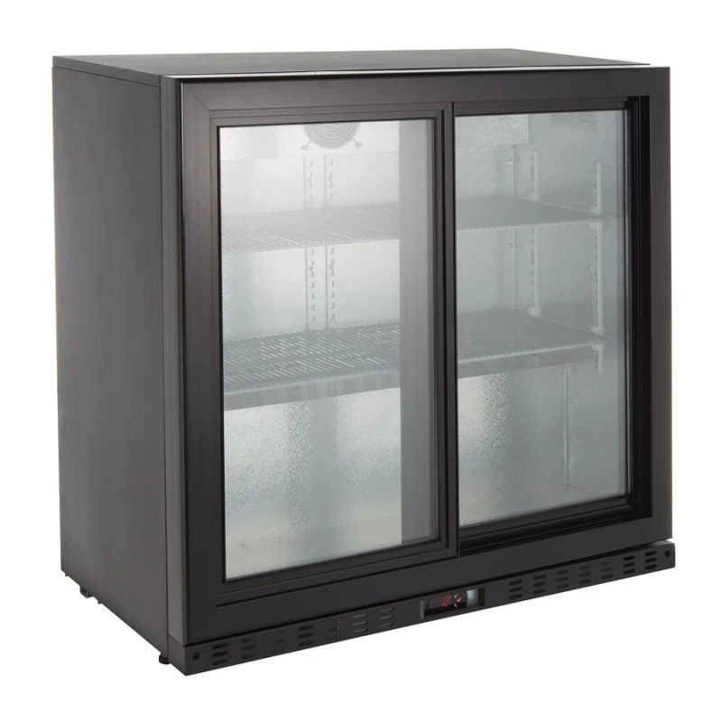 2 deurs led koelkast bar