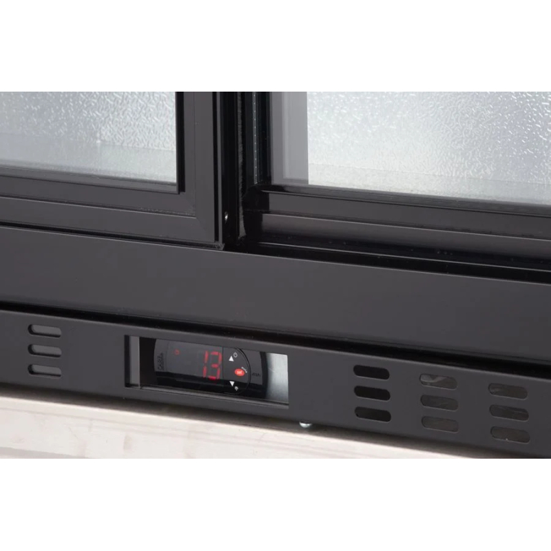 2 deurs led koelkast bar