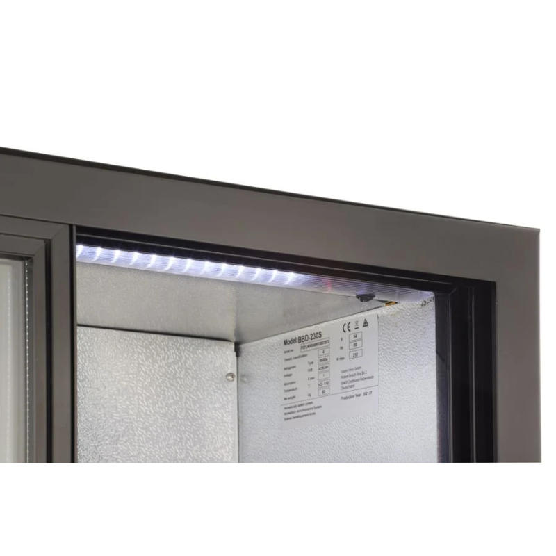 2 deurs led koelkast bar