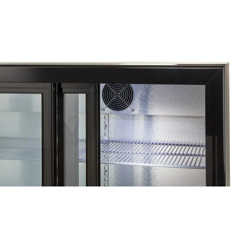 Horeca barkoeling met 3 glazen schuifdeuren 289L