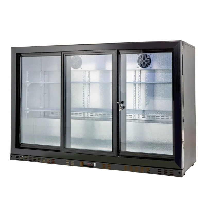 Horeca barkoeling met 3 glazen schuifdeuren 289L