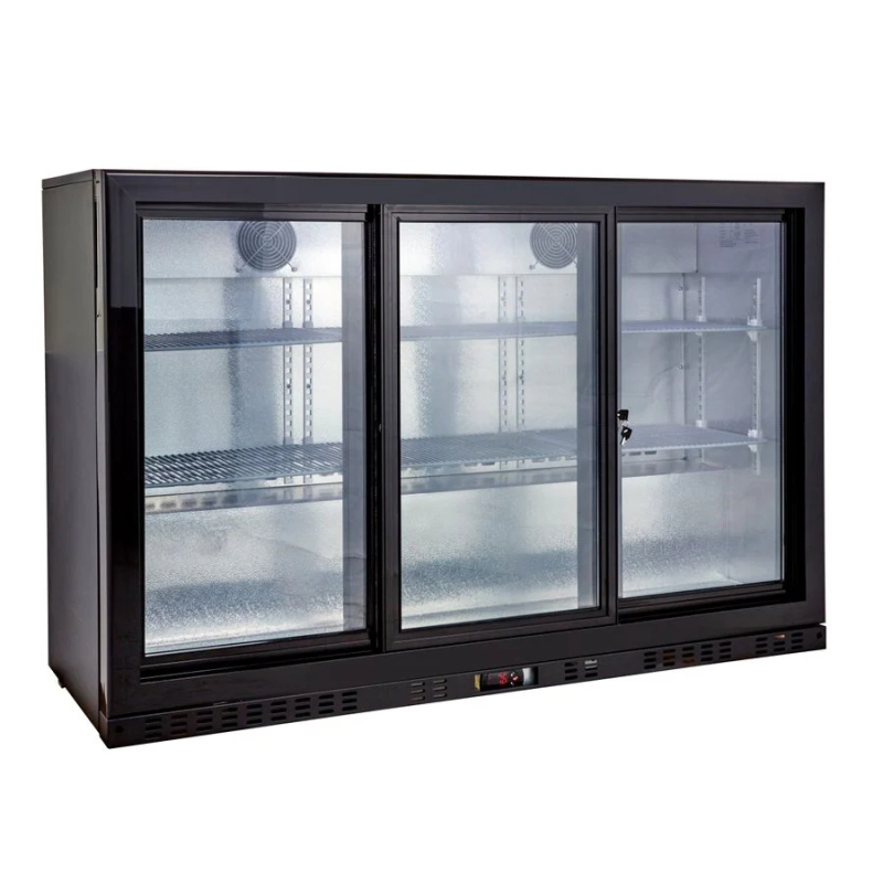 Horeca barkoeling met 3 glazen schuifdeuren 289L