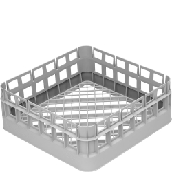Panier universel en polypropyl&egrave;ne avec fond plat, dim. 400x400mm - SMEG - PB40G01