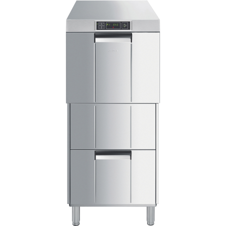 Lave-vaisselle &agrave; chargement frontal pour plaques
 Dimensions panier 500x500 mm - SMEG - SPF516
