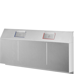 R&eacute;servoir de chimie en fa&ccedil;age. Pour machines double paroi, 2 doseurs int&eacute;gr&eacute;s nouveau display - SMEG - KITDETKCC500