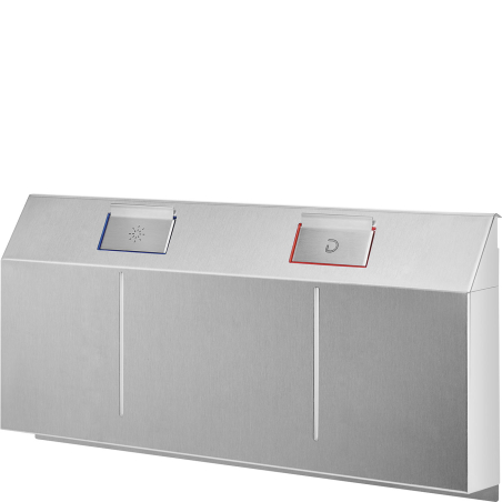 R&eacute;servoir de chimie en fa&ccedil;age. Pour machines double paroi, 2 doseurs int&eacute;gr&eacute;s nouveau display - SMEG - KITDETKCC500
