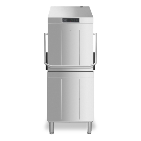 Lave-vaisselle &agrave; capot 500x500 Easyline Capot double paroi Pompe de vidange 2 paniers fournis - SMEG - SPH515