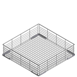 Panier universel avec fond plat &agrave; maille large, dim. 500x500mm - SMEG - WB50G01