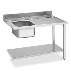 Table d&rsquo;entr&eacute;e en 1200 mm, c&ocirc;t&eacute; droit - SMEG - WT51200SR