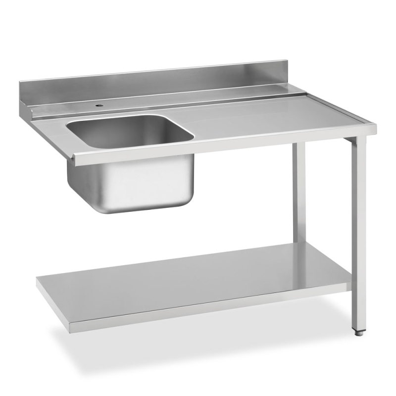Table d&rsquo;entr&eacute;e en 1200 mm, c&ocirc;t&eacute; droit - SMEG - WT51200SR