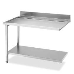 Table de sortie en 1200 mm, c&ocirc;t&eacute; gauche - SMEG - WTX51200L