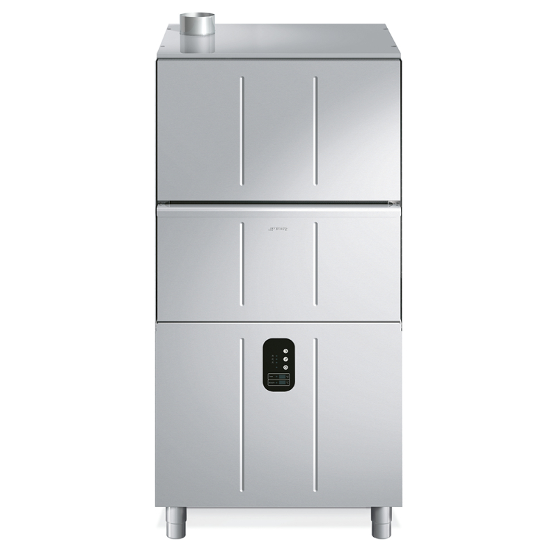 Lave-batterie, Topline, 600x700, 2 doseurs int&eacute;gr&eacute;s, Dimensions 800x865x2095 mm - SMEG - UW6070D