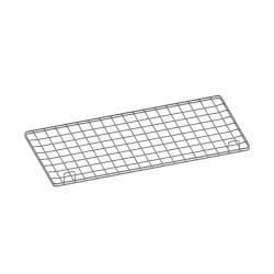 Grille base plate, dim. (LxPxH) 1320x600mm, pour lave-batteries - SMEG - WB60132G02