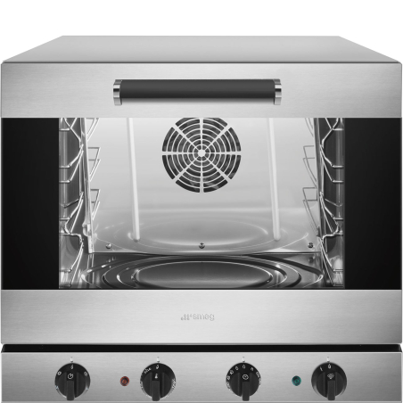 Four multifonction inox (4 fonctions dont Chaleur tournante et Gril 2,7 kW) Capacit&eacute; 4 plaques, Contr&ocirc;le &eacute;lectrom&eacute;canique, Syst&egrave;