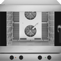 Four &agrave; chaleur tournante inox - Capacit&eacute; 6 plaques 600x400mm ou GN1/1 
 798x757x793mm
 400V 3N 50Hz / 16 kW
 Contr&ocirc;le &eacute;lectro