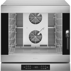 Four &agrave; chaleur tournante inox Capacit&eacute; 6 plaques 600x400mm ou GN1/1 
 798x757x793mm
 400V 3N 50Hz / 16 kW
  Contr&ocirc;le &eacute;lectron