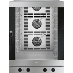 Four &agrave; chaleur tournante inox Capacit&eacute; 10 plaques 600x400mm ou GN1/1 
 798x772x1100mm 
 400V 3N 50Hz / 16 kW
 Contr&ocirc;le &eacute;lectr