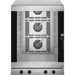 Four &agrave; chaleur tournante inox Capacit&eacute; 10 plaques 600x400mm ou GN1/1 
 798x772x1100mm 
 400V 3N 50Hz / 16 kW
 Contr&ocirc;le &eacute;lectr