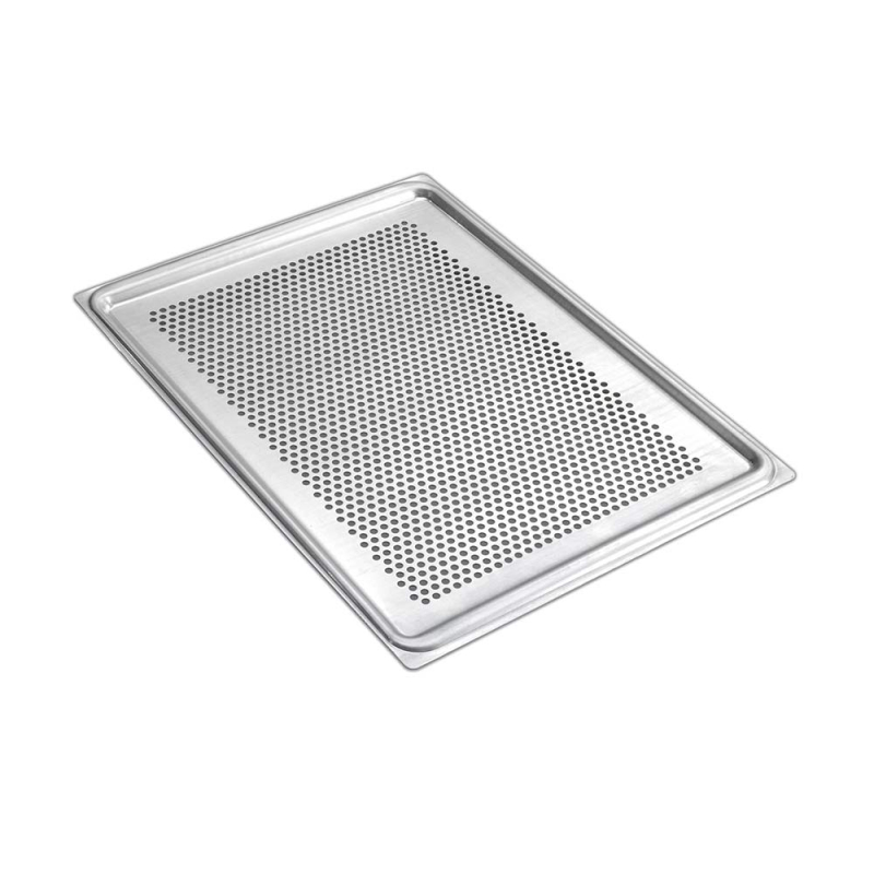 Kit plaques &agrave; p&acirc;tisseries en aluminium perfor&eacute;es (4 pi&egrave;ces) - 435x320mm - SMEG - 3755
