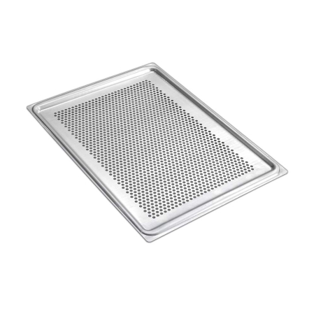 Kit plaques &agrave; p&acirc;tisseries en aluminium perfor&eacute;es (4 pi&egrave;ces) - 435x320mm - SMEG - 3755