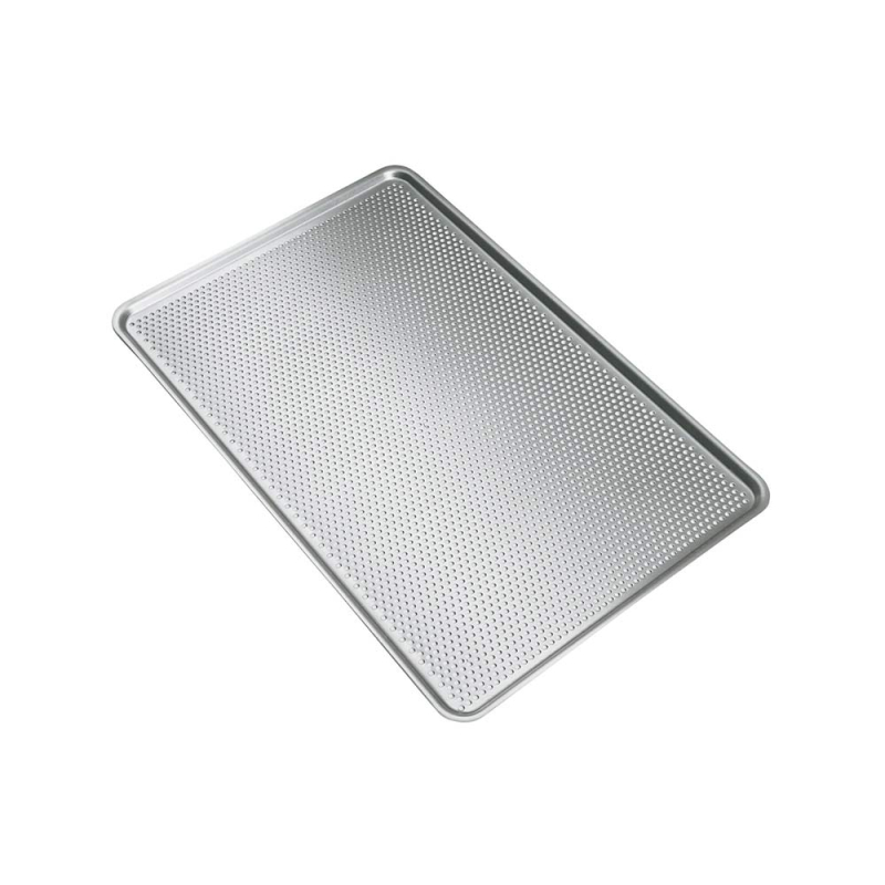 Kit plaques &agrave; p&acirc;tisseries en aluminium perfor&eacute;es (4 pi&egrave;ces) - 600x400mm - SMEG - 3751