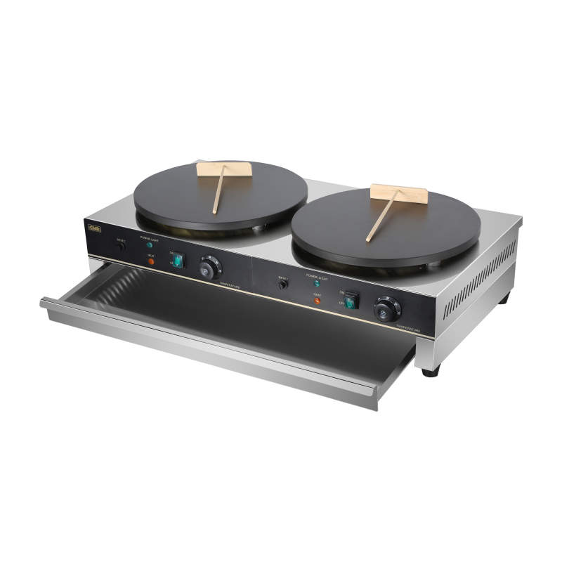 Professionele elektrische cr&ecirc;pemaker dubbel - GDCM02